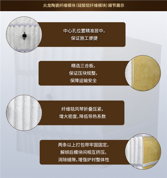 陶瓷纖維模塊應用優(yōu)勢