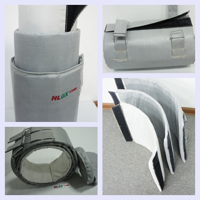 電廠(chǎng)蒸汽管道可拆卸保溫套