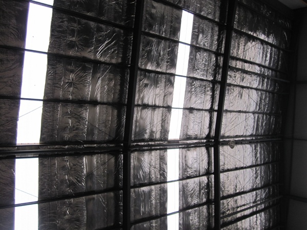 火車(chē)站候車(chē)室天棚吊頂保溫結構