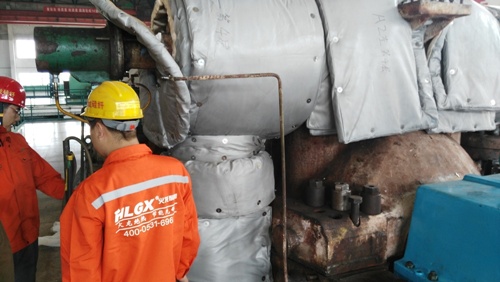 汽輪機本體保溫施工現場(chǎng) 汽輪機本體保溫施工現場(chǎng)